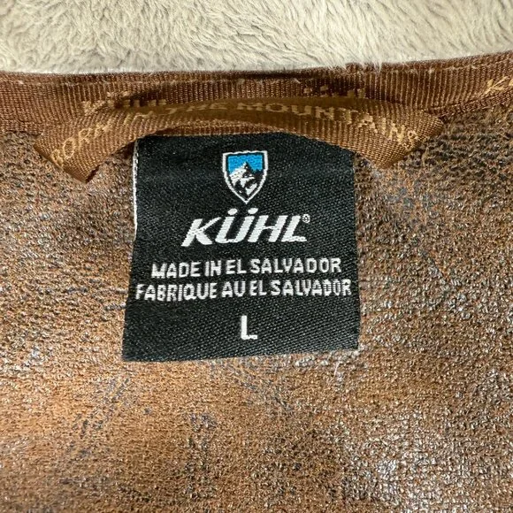 Kuhl Sweater Women Size L Full Zip Fleece Jacket Zipped Pockets Mock Neck EUC - Picture 9 of 12